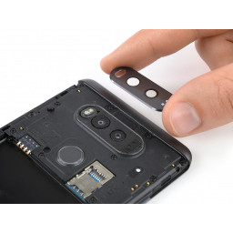 Замена крышки заднего объектива LG V20